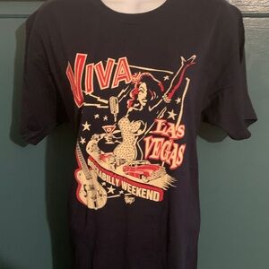 Tultex Viva Las Vegas Graphic Tee - Black